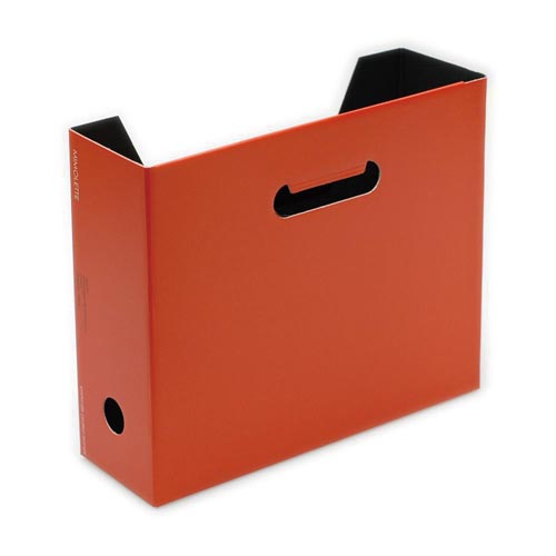 A4ファイルボックス SOLID キャロット10冊