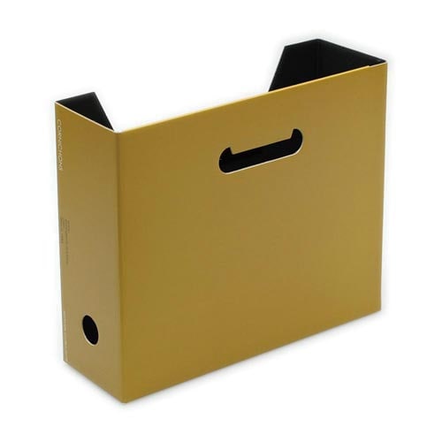 A4ファイルボックス SOLID マスタード10冊