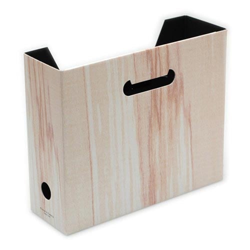 A4ファイルボックス WOOD アイボリー 10冊