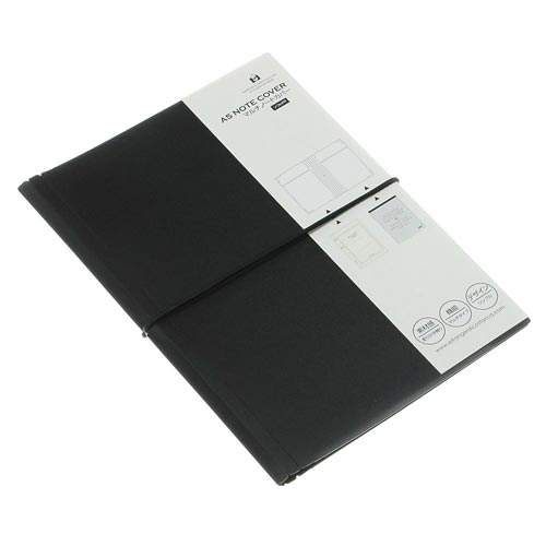 A5ノートカバー SOLID S.ブラック 6冊