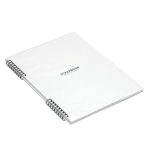 B4スクラップブック ホワイト 3冊