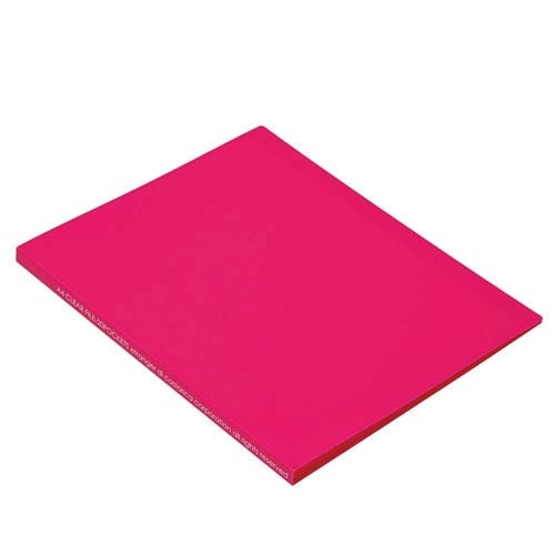 A4クリアファイル20 SOLID ピンク 3冊