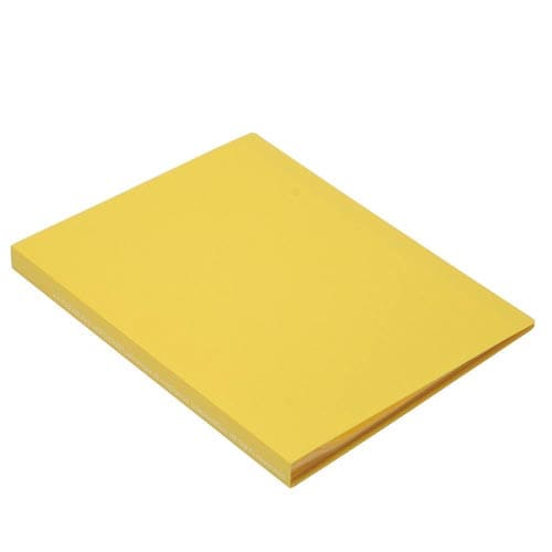 A4クリアファイル40 SOLID イエロー 3冊
