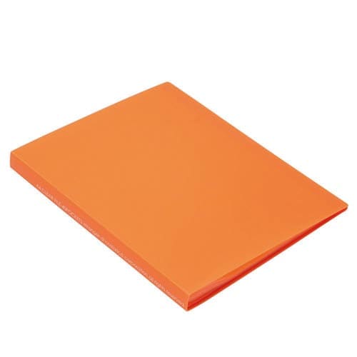 A4クリアファイル40 SOLID パンプキン3冊