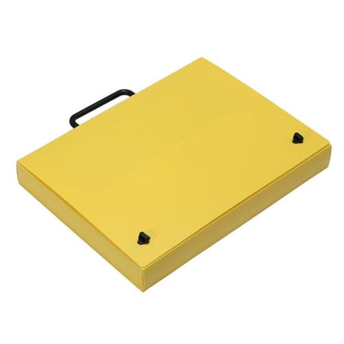 A4ブリーフケース ソリッド イエロー 2個