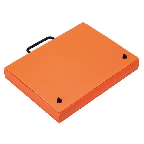 A4ブリーフケース ソリッド パンプキン 2個