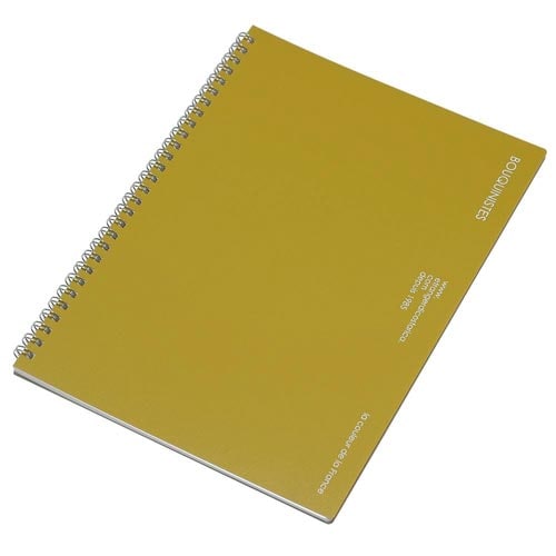 B5リングノート50 SOLID マスタード10冊