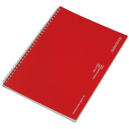 B5リングノート50 SOLID レッド 10冊