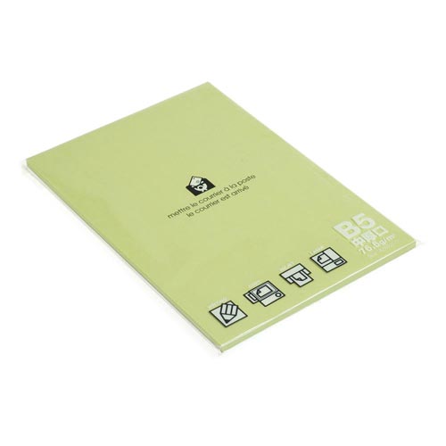 B5ペーパー80 モエギ 80枚入×10