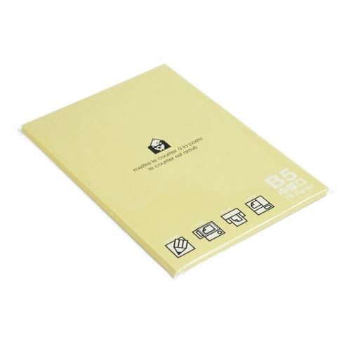 B5ペーパー80 ヤマブキ 80枚入×10