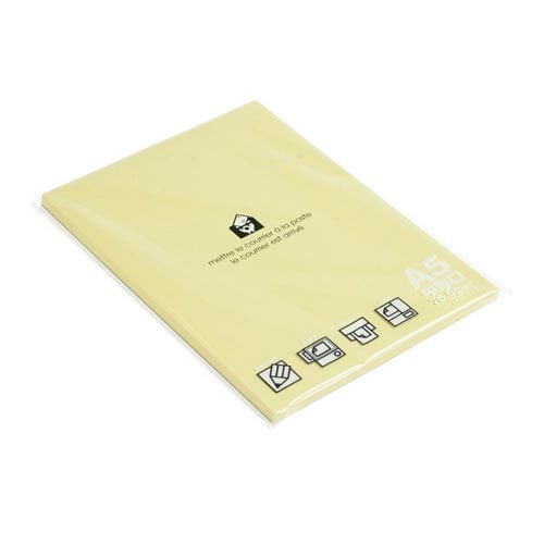 A5ペーパー80 ヤマブキ 80枚入×10