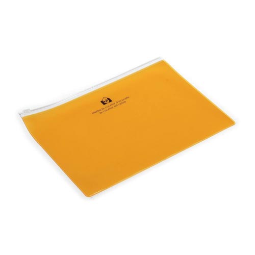 ジッパーポケット A5 TRP イエロー 10個