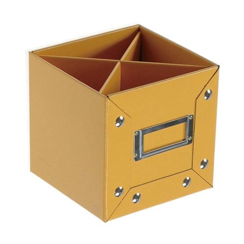 ペンスタンド イエロー 3個