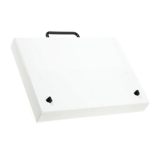 A4ブリーフケース ソリッド ホワイト 2個