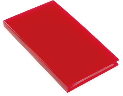 名刺ファイル レッド 6冊