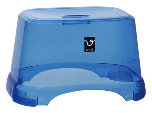 unc−B 風呂椅子角CL クリスタルブル−