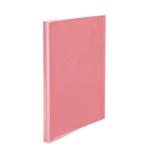 シンプルクリアーファイル 40ポケット ピンク