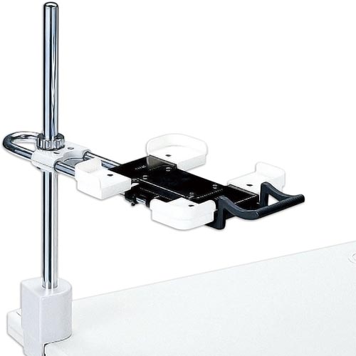 電話機台 新型クランプ 受皿サイズ可変ワイドタイプ