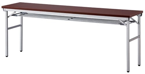 COTNK折りたたみテーブル棚付1845ローズ