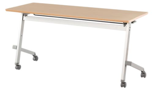 FTXテーブル平行1560シルクウッド幕板なし