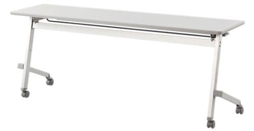 FTXテーブル平行1845ライトグレー幕板なし