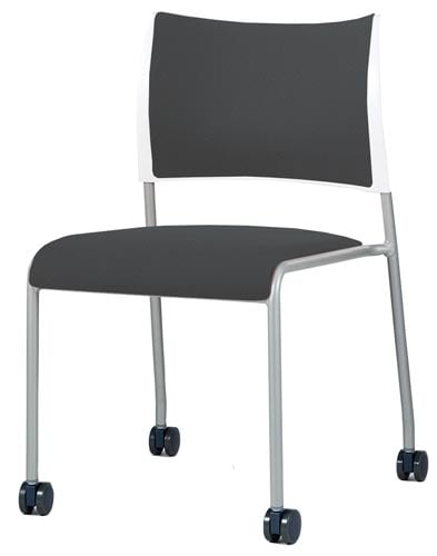 LTS−4Pチェアキャスター脚 脚銀 背・座布灰