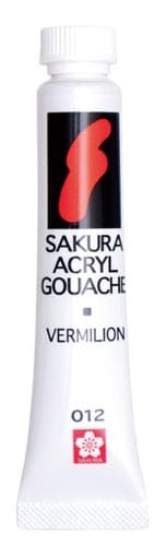 アクリルガッシュ バーミリオン 5個