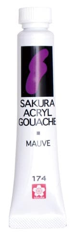 アクリルガッシュ モーブ 5個