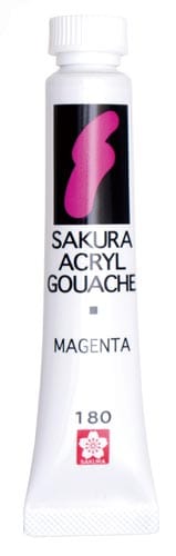 アクリルガッシュ マゼンタ 5個