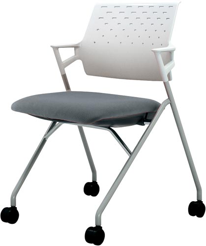 ピエガ 背ヌード 白シェル塗装脚SグレーSC