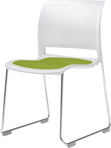 スプラインサークル脚ステンレス脚白シェルLオリーブ