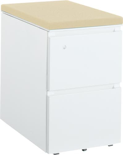 GXワゴン クッション付 2段 ライトベージュ