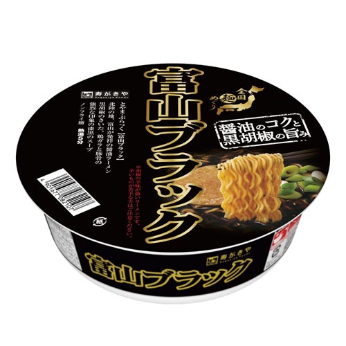 全国麺めぐり富山ブラック 108g 12個×2