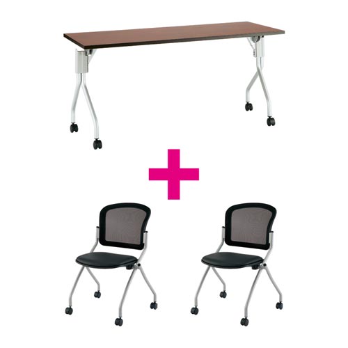 セット品 UP1560DB&MNチェアブラック