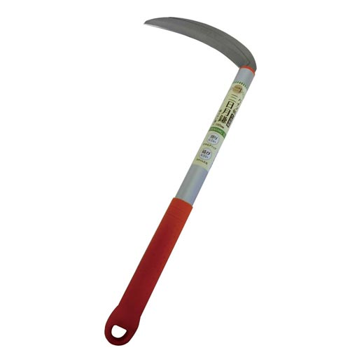 アルミパイプ柄片刃薄鎌 180mm