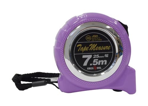 ロック付メジャーJIS付 25mm幅×長さ7.5m
