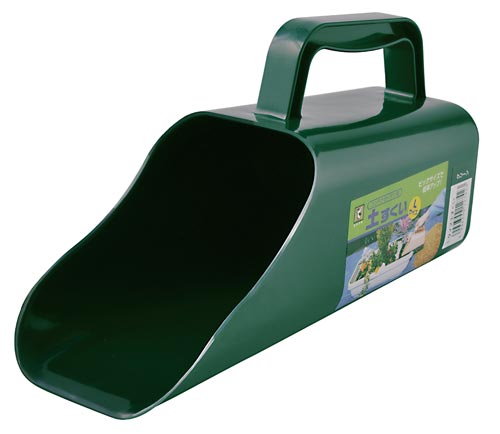 PCハンドル土すくい L グリーン