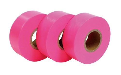サインテープ目印用30mm×50m ピンク 3個入