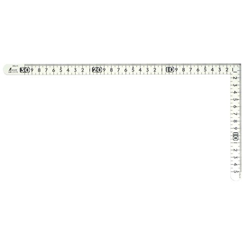 曲尺小型 ホワイトサンデー 白色 30×15cm