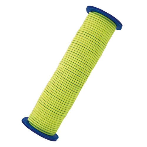 ゴム水糸 リール巻 蛍光イエロー 3mm 30m