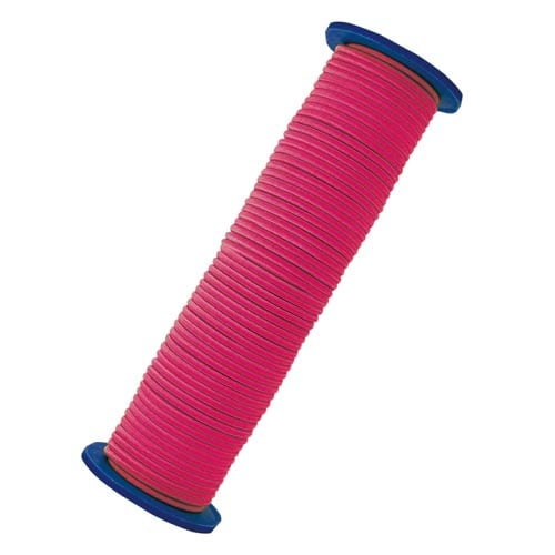 ゴム水糸 リール巻 蛍光ピンク 3mm 30m