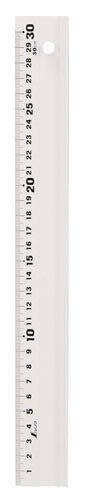 アルミ定規 アル助ホワイト 30cm
