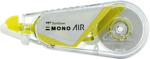 修正テープモノエアー 5mm幅 クリアライム5個
