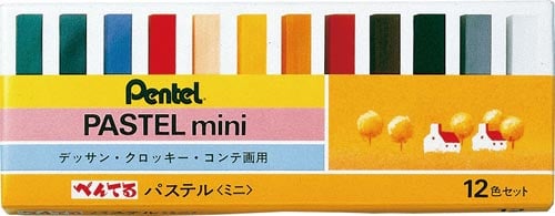 ぺんてるパステル ミニ 12色×10
