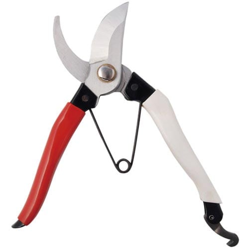 全鋼 剪定鋏 金止 200mm 左利き用