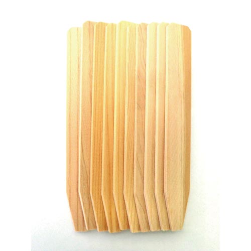 園芸立型ラベル 木製 厚木 12cm 10枚入