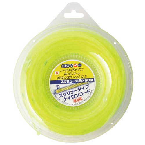 ナイロンコード スクリュー六角×50m