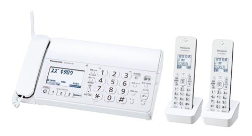 普通紙FAX KX−PD215DW−W 子機2台