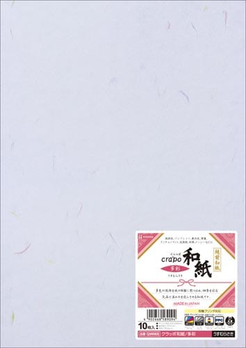 クラッポ和紙多彩うすむらさき(大礼紙)10枚入×5