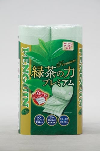 ペンギン緑茶の力プレミアム20mT 12ロール×8